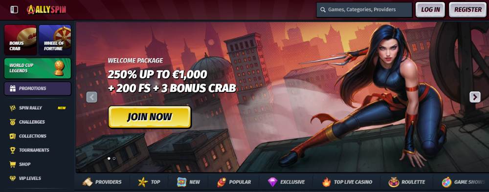 ally spin casino