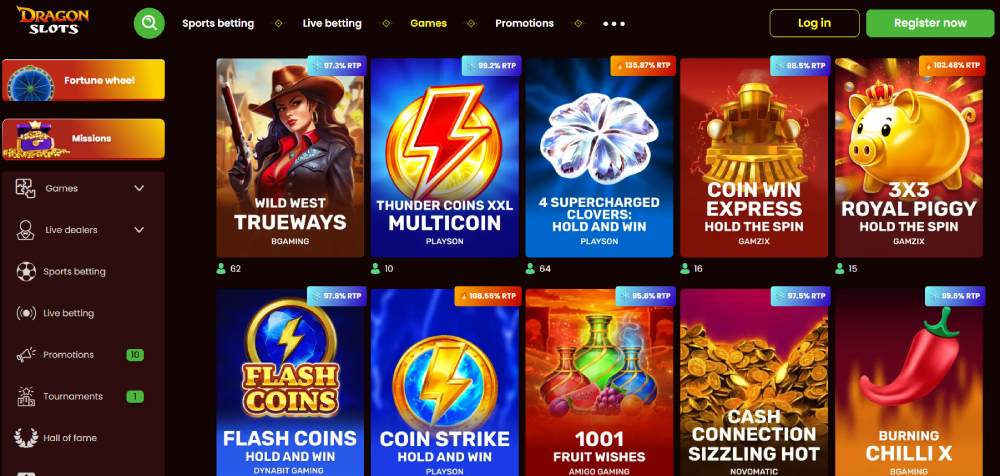 dragon slots casino